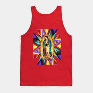 Our Lady of Guadalupe Tilma Mexican Virgin Mary Saint Mexico Catholic colorful Tank Top